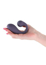 Load image into Gallery viewer, Secrets Maple Rechargeable Silicone G-Spot Warming Vibrator with Clitoral Stimulation
