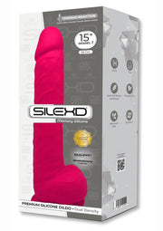 Selixd Model Dd03 Silicone Realistic Dual Dense Dildo - Pink - 15in