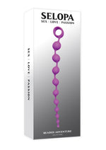 Load image into Gallery viewer, Selopa Beaded Adventure Silicone Anal Beads - Purple

