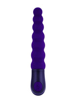 Load image into Gallery viewer, Selopa Beaded Beauty Silicone Vibrator - Purple
