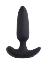 Load image into Gallery viewer, Selopa Black Beauty Rechargeable Silicone Vibrating Plug - Black