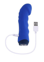 Load image into Gallery viewer, Selopa Blue Banger Rechargeable Silicone Vibrator
