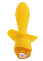 Load image into Gallery viewer, Selopa Mellow Yellow Rechargeable Silicone Vibrating Plug - Yellow