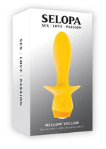 Load image into Gallery viewer, Selopa Mellow Yellow Rechargeable Silicone Vibrating Plug - Yellow