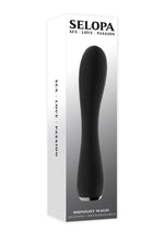 Load image into Gallery viewer, Selopa Midnight Magic Rechargeable Silicone Vibrator - Black

