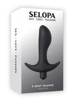 Load image into Gallery viewer, Selopa P-Spot Trainer Silicone Prostate Stimulator - Black