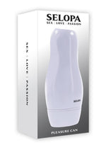 Load image into Gallery viewer, Selopa Pleasure Can Rechargeable Silicone Pussy Stroker - White