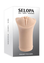 Load image into Gallery viewer, Selopa Pocket Pleaser Pussy Stroker - Vanilla
