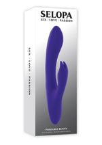 Load image into Gallery viewer, Selopa Poseable Bunny Rechargeable Silicone Rabbit Vibrator - Purple
