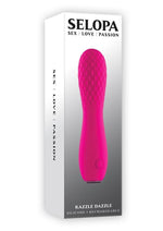 Load image into Gallery viewer, Selopa Razzle Dazzle Rechargeable Silicone Vibrator - Pink
