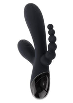 Load image into Gallery viewer, Selopa Triple Aces Rechargeable Silicone Triple Vibrator - Black
