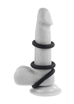 Load image into Gallery viewer, Selopas 3 Ring Circus Silicone Cock Ring
