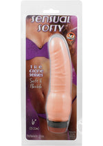 Load image into Gallery viewer, Sensual Softy Realistic Vibrator - Vanilla - 6in
