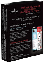 Load image into Gallery viewer, Sensuva Lips N Nips Pleasure Kit Limited Edition - Chocolate/Strawberry
