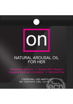 Load image into Gallery viewer, Sensuva On Natural Arousal Oil For Her .3ml Fishbowl - 75 Per Bowl
