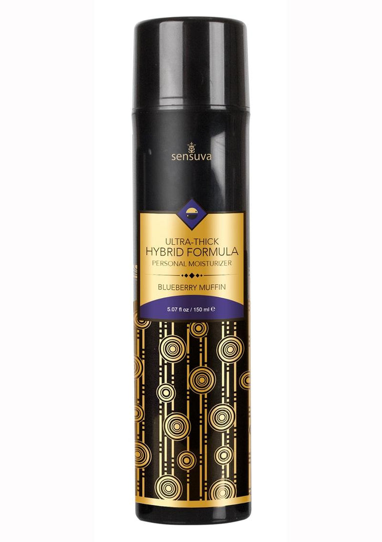 Sensuva Ultra Thick Hybrid Personal Moisturizer Blueberry Muffin Flavored Lubricant - 5.1oz