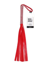 Load image into Gallery viewer, Sex and Mischief Amor Sparkle Flogger - Black/Rose Gold