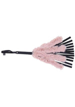 Load image into Gallery viewer, Sex and Mischief Brat Faux Fur Flogger - Black/Rose Gold