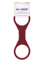 Load image into Gallery viewer, Sex and Mischief Enchanted Silicone Cuffs - Red - Large