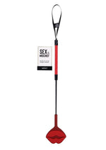 Load image into Gallery viewer, Sex and Mischief Ex's Andamp; Oh's Kiss Silicone Crop - Black/Red