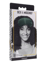 Load image into Gallery viewer, Sex and Mischief Indica Blindfold - Green
