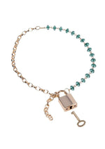Load image into Gallery viewer, Sex and Mischief Indica Crystal Day Collar - Gold/Green
