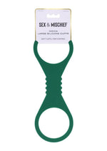 Load image into Gallery viewer, Sex and Mischief Indica Silicone Cuffs - Green - Large