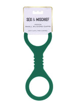 Load image into Gallery viewer, Sex and Mischief Indica Silicone Cuffs - Green - Small