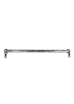 Load image into Gallery viewer, Sex and Mischief Lace Spreader Bar - Black/Silver