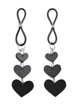 Load image into Gallery viewer, Sex and Mischief Nipple Ties - Black/Silver