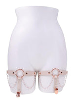 Load image into Gallery viewer, Sex and Mischief Peaches N Creame Garters