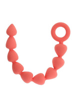 Load image into Gallery viewer, Sex and Mischief Peaches N Creame Silicone Anal Beads - Orange
