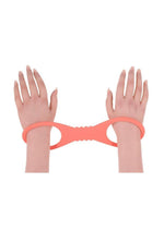 Load image into Gallery viewer, Sex and Mischief Peaches N Creame Silicone Cuffs