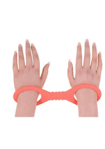 Load image into Gallery viewer, Sex and Mischief Peaches N Creame Silicone Cuffs