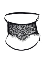Load image into Gallery viewer, Sex and Mischief Veiled Vision Lace Blindfold
