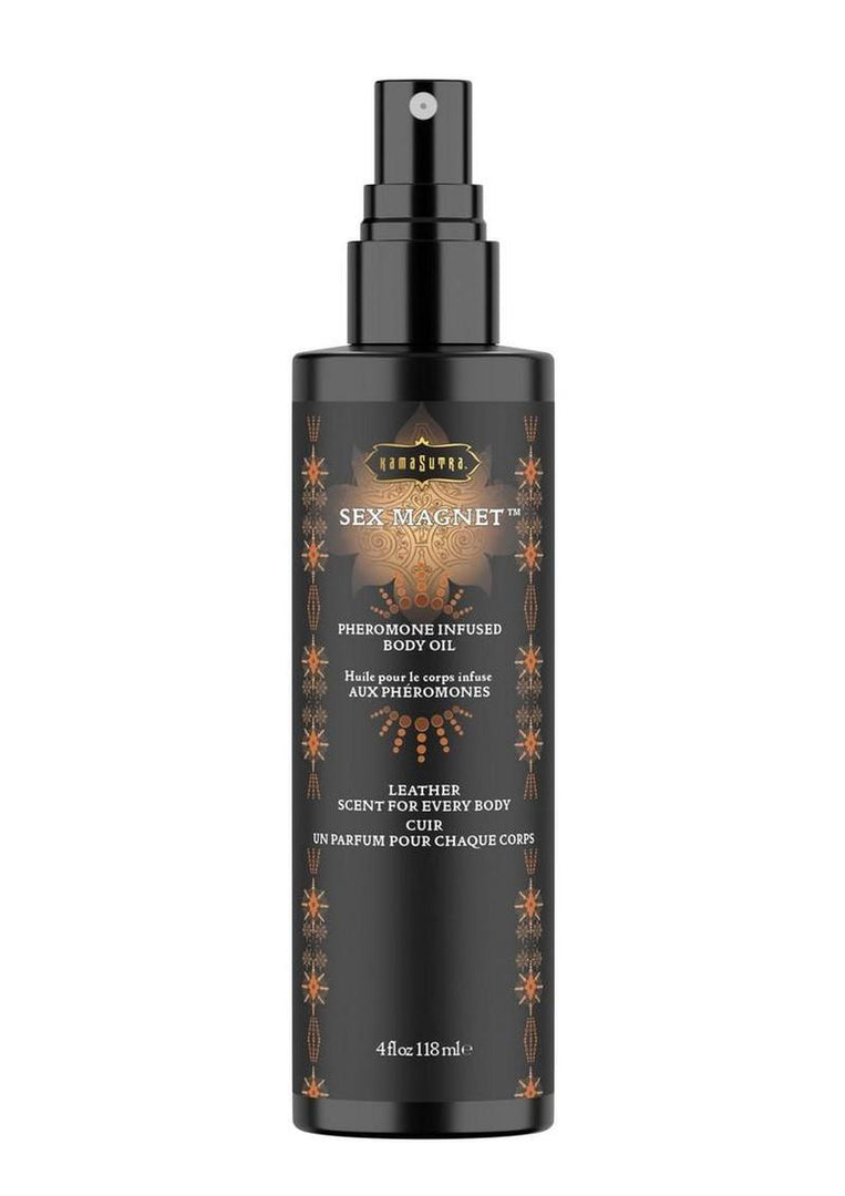 Sex Magnet Pheromone Body Oil Spray 4oz - Leather