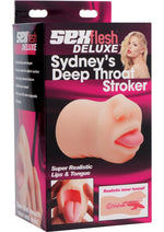 Load image into Gallery viewer, Sexflesh Deluxe Sydney&#39;s Deep Throat Stroker - Vanilla
