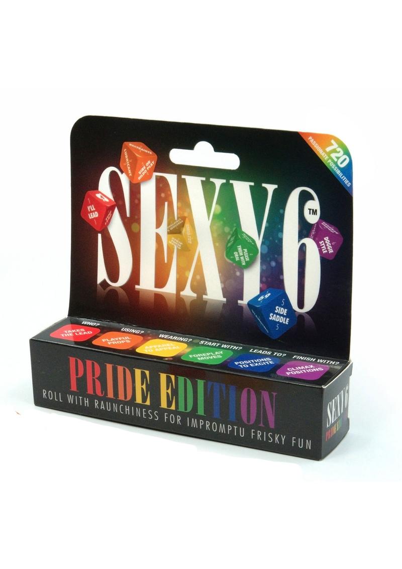 Sexy 6 Pride Edition Couples Dice Game