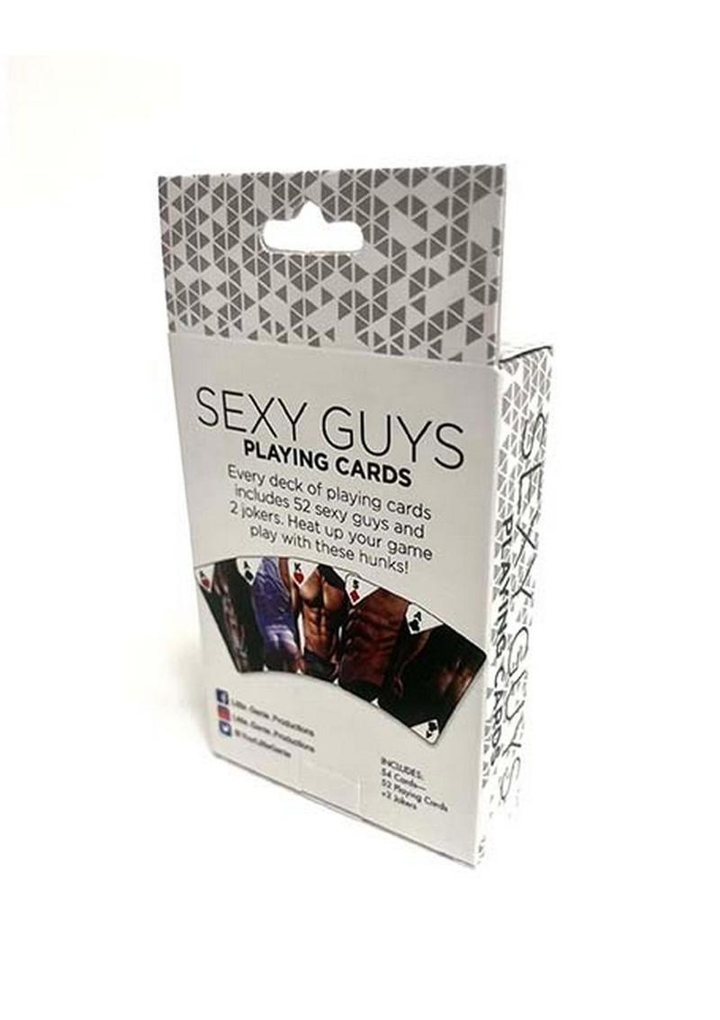 Sexy Guys Playing Cards