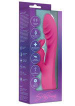 Load image into Gallery viewer, Sexy Things Wild Lust Rechargeable Silicone Rabbit Vibrator - Pink
