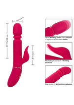 Load image into Gallery viewer, Shameless Slim Charmer Silicone Rechargeable Thrusting Rabbit Vibrator