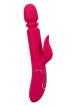Load image into Gallery viewer, Shameless Slim Charmer Silicone Rechargeable Thrusting Rabbit Vibrator - Pink