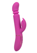 Load image into Gallery viewer, Shameless Slim Player Silicone Rechargeable Rabbit Vibrator - Fuchsia/Purple
