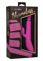 Load image into Gallery viewer, Shameless Slim Player Silicone Rechargeable Rabbit Vibrator - Fuchsia/Purple
