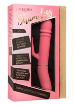 Load image into Gallery viewer, Shameless Tease Rechargeable Silicone Thrusting Rabbit Vibrator - Pink
