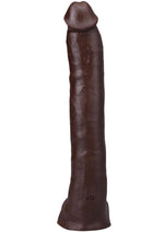 Load image into Gallery viewer, Signature Cocks Ultraskyn Hollywood Cash Dildo with Removable Suction Cup - Chocolate - 11in