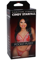 Load image into Gallery viewer, Signature Strokers Cindy Starfall Ultraskyn Pocket Masturbator - Pussy - Vanilla