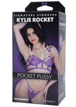 Load image into Gallery viewer, Signature Strokers Kylie Rocket Ultraskyn Pocket Masturbator - Pussy - Vanilla