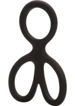 Load image into Gallery viewer, Silicone Ball Spreader Cock Ring - Black
