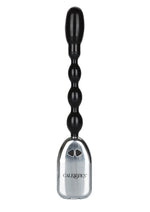 Load image into Gallery viewer, Silicone Flexi Power Rod Vibrating Massager Anal Beads - Black
